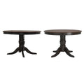 Table de salle à manger bicolore – Table de cuisine moderne en bois avec finition contrastée pour 4 à 6 personnes