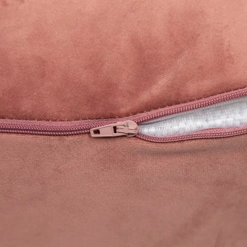 Pouf ottoman d'intérieur rond et velouté avec tissu doux pour salon ou chambre à coucher