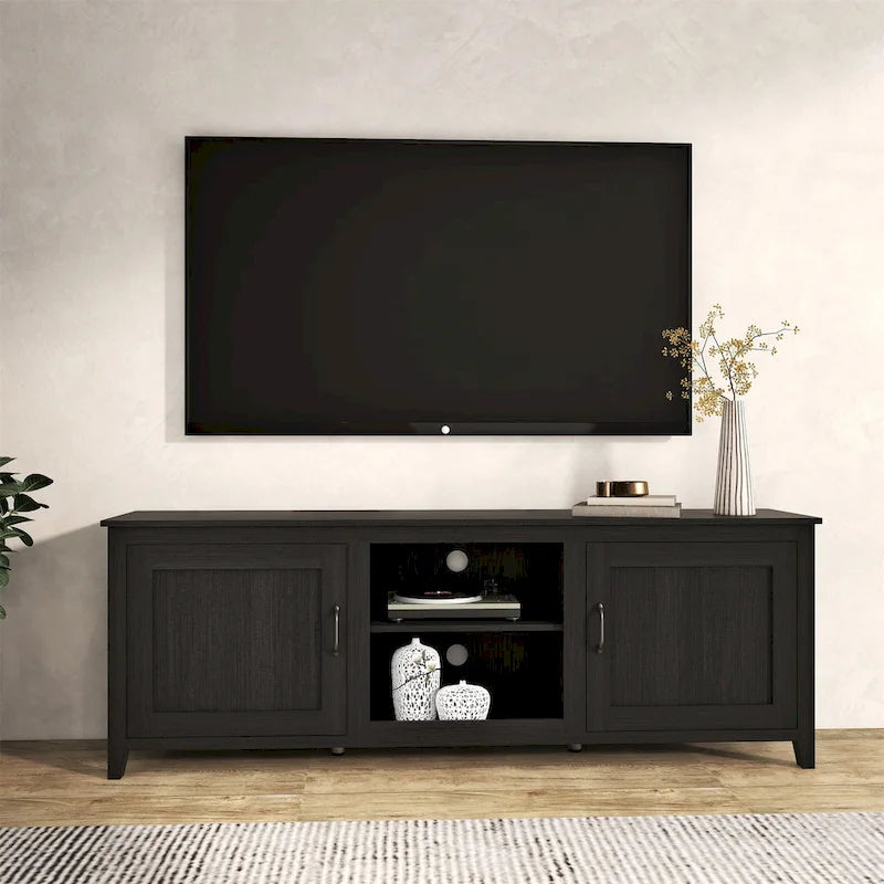 Meuble TV Meuble de rangement pour médias Meuble de divertissement