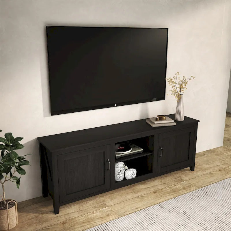 Meuble TV Meuble de rangement pour médias Meuble de divertissement