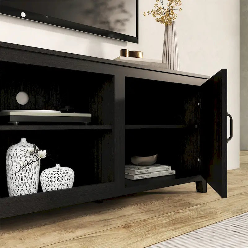 Meuble TV Meuble de rangement pour médias Meuble de divertissement