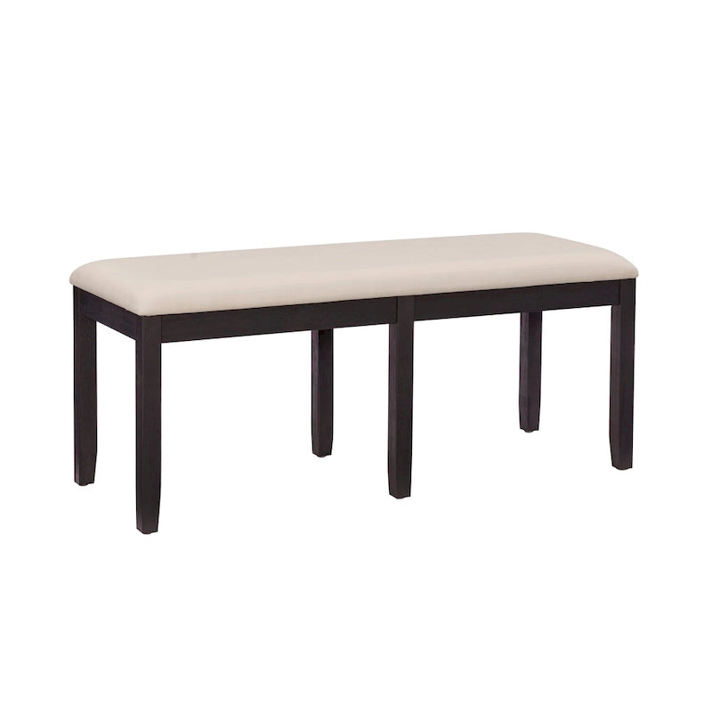 Banc de salle à manger sans dossier – Assise en bois massif pour cuisine, salle à manger et entrée, montage facile