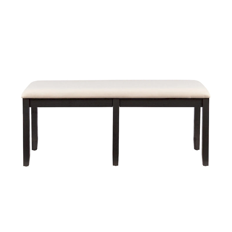 Banc de salle à manger sans dossier – Assise en bois massif pour cuisine, salle à manger et entrée, montage facile