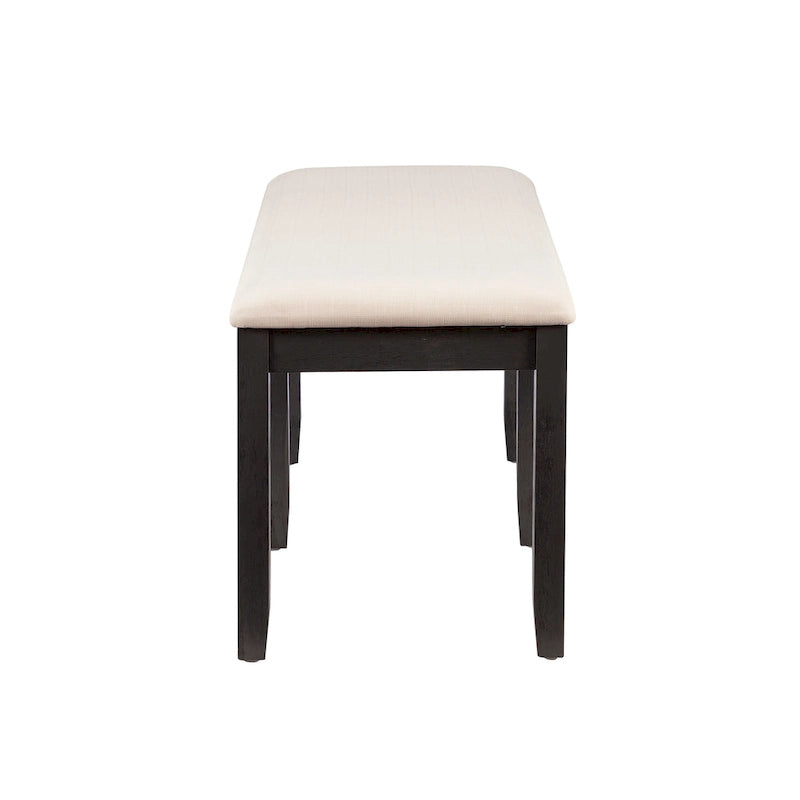 Banc de salle à manger sans dossier – Assise en bois massif pour cuisine, salle à manger et entrée, montage facile