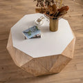 Table basse de style rétro américain avec motif en relief en trois dimensions
