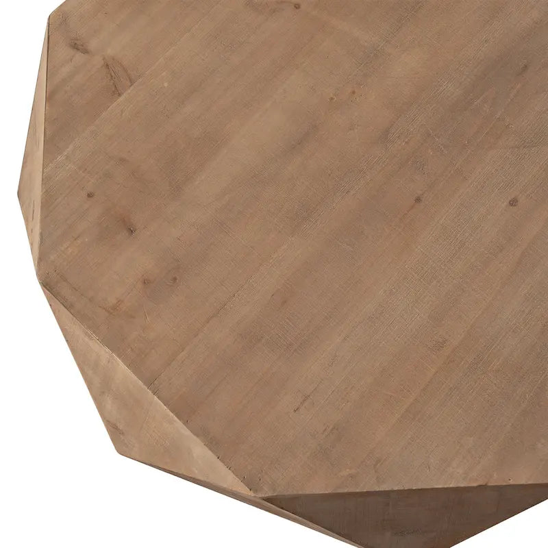 Table basse de style rétro américain avec motif en relief en trois dimensions