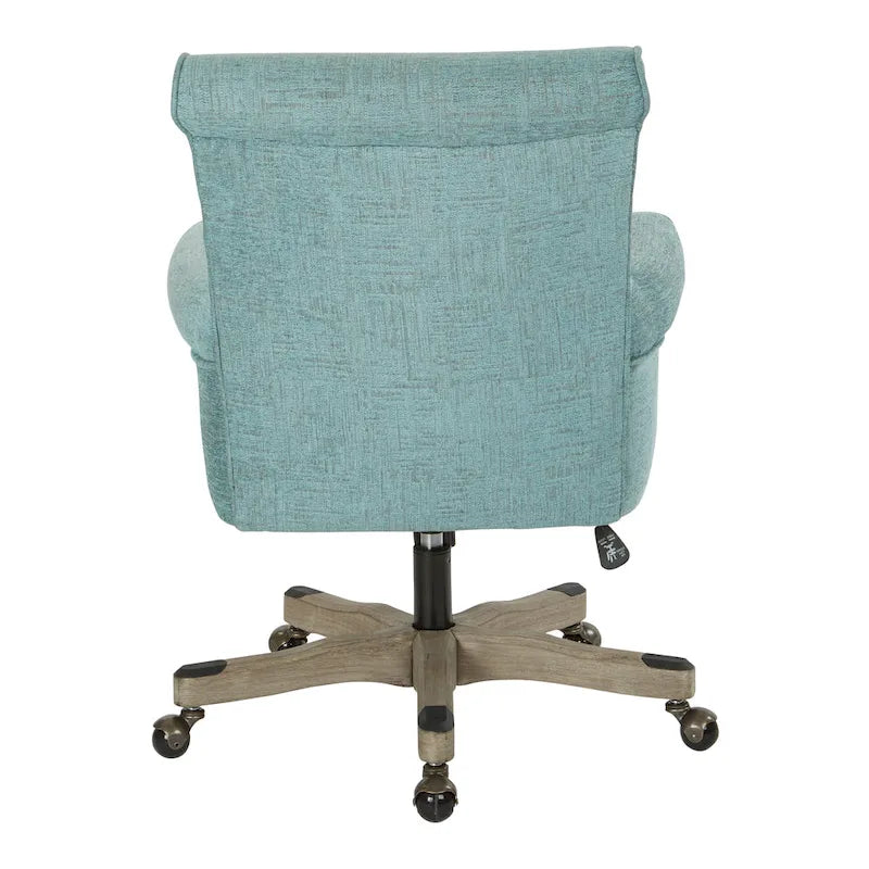 Chaise de bureau Megan avec piètement en bois