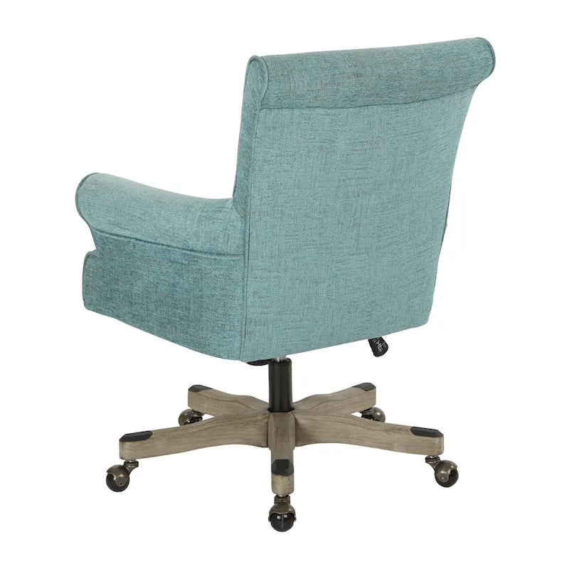 Chaise de bureau Megan avec piètement en bois