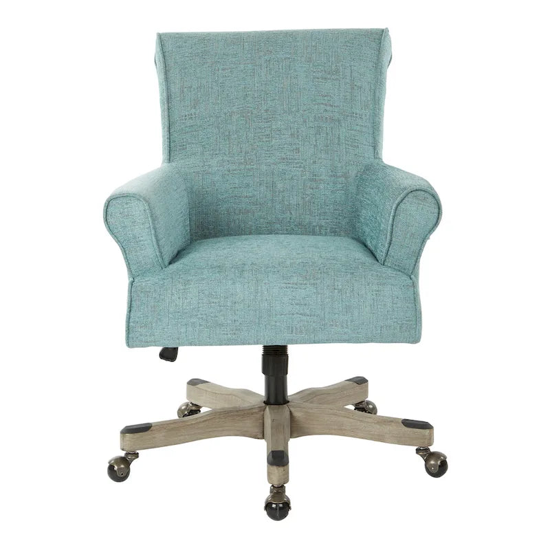 Chaise de bureau Megan avec piètement en bois