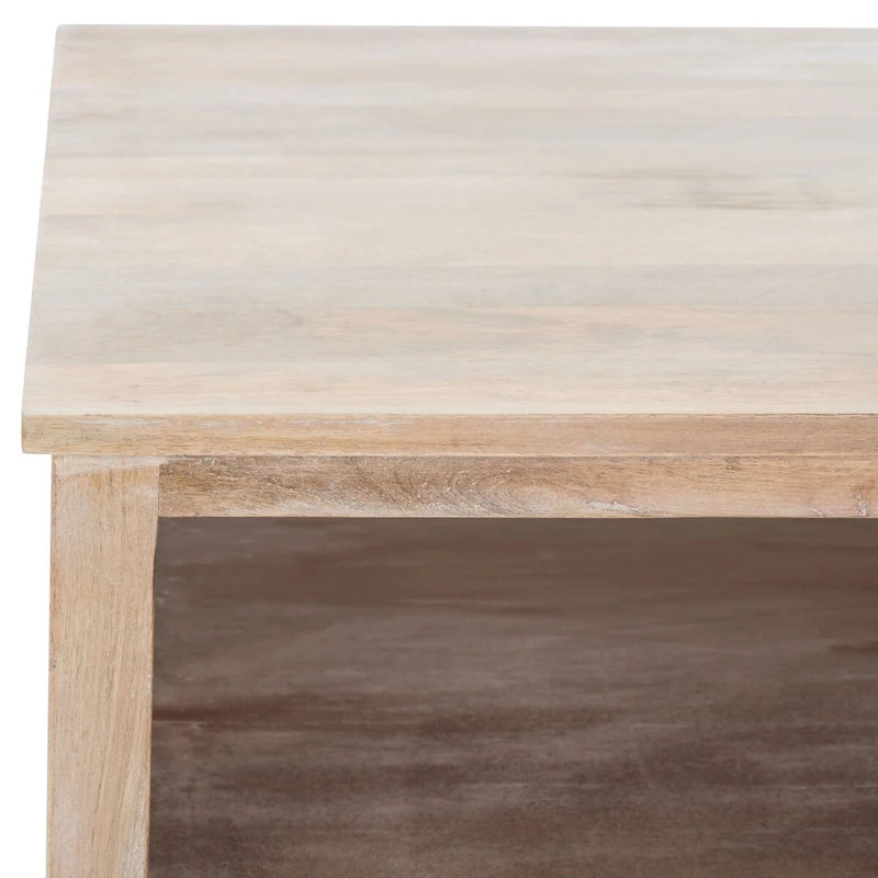 Table basse carrée à une étagère - 86 cm (L) x 86 cm (P) x 41 cm (H)