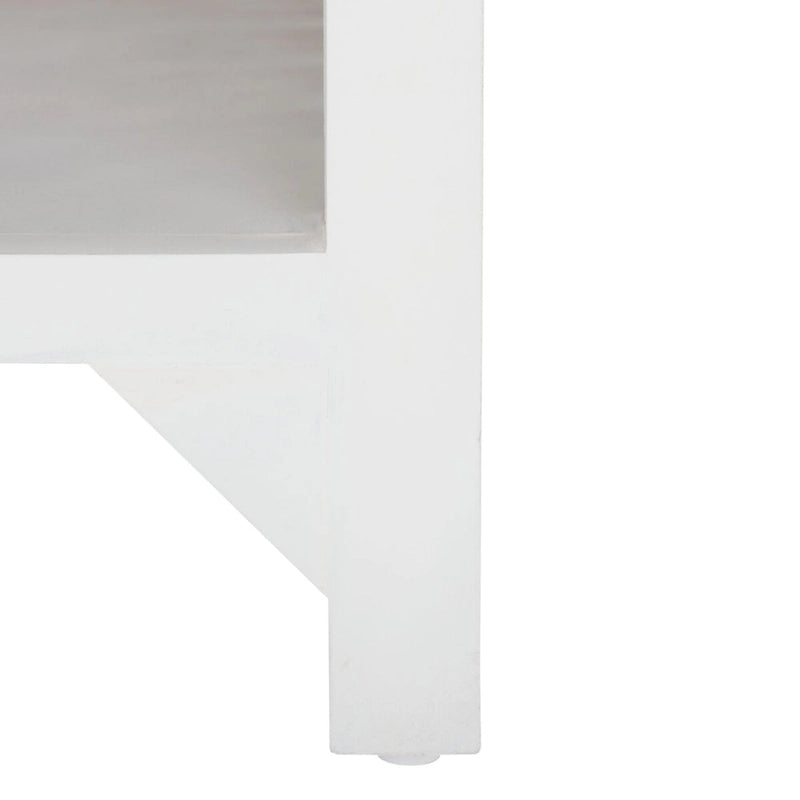 Table basse carrée à une étagère - 86 cm (L) x 86 cm (P) x 41 cm (H)