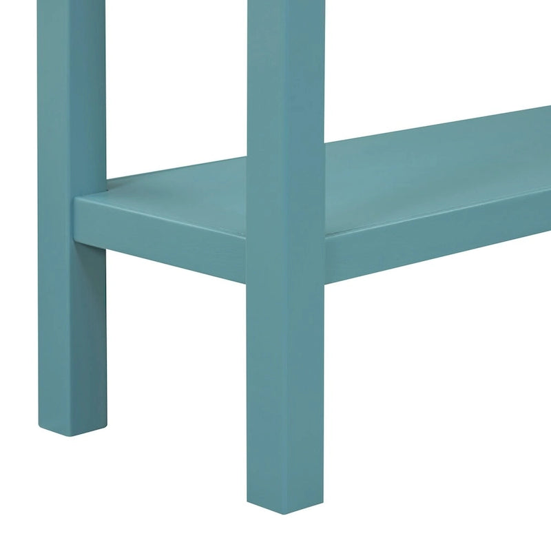 Table console de canapé de 60 pouces de long avec étagère ouverte pour entrée ou salon