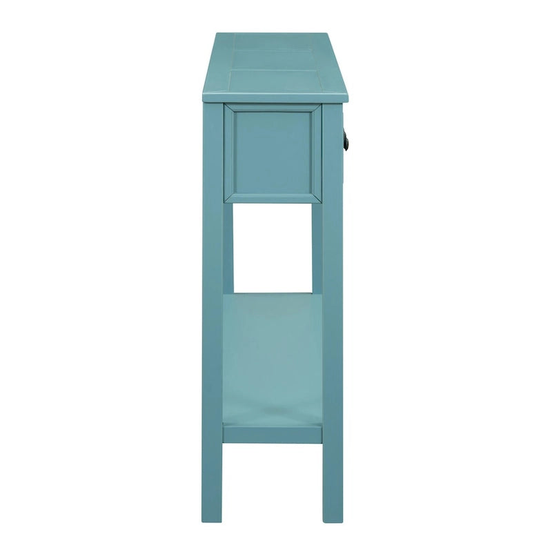 Table console de canapé de 60 pouces de long avec étagère ouverte pour entrée ou salon