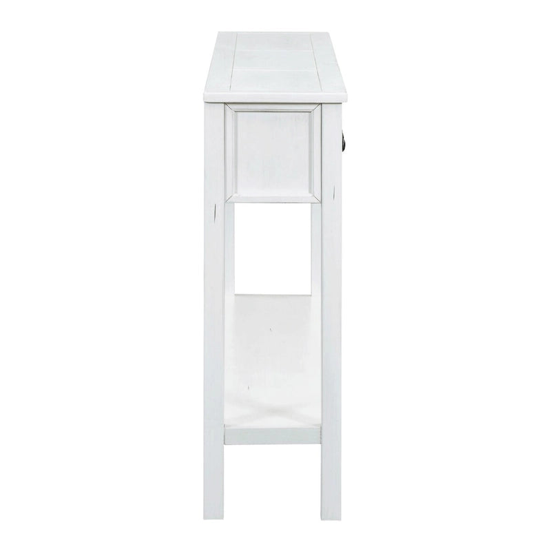 Table console de canapé de 60 pouces de long avec étagère ouverte pour entrée ou salon