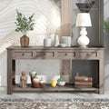 Console / Table d'appoint avec tiroirs de rangement et étagère inférieure pour entrée/couloir