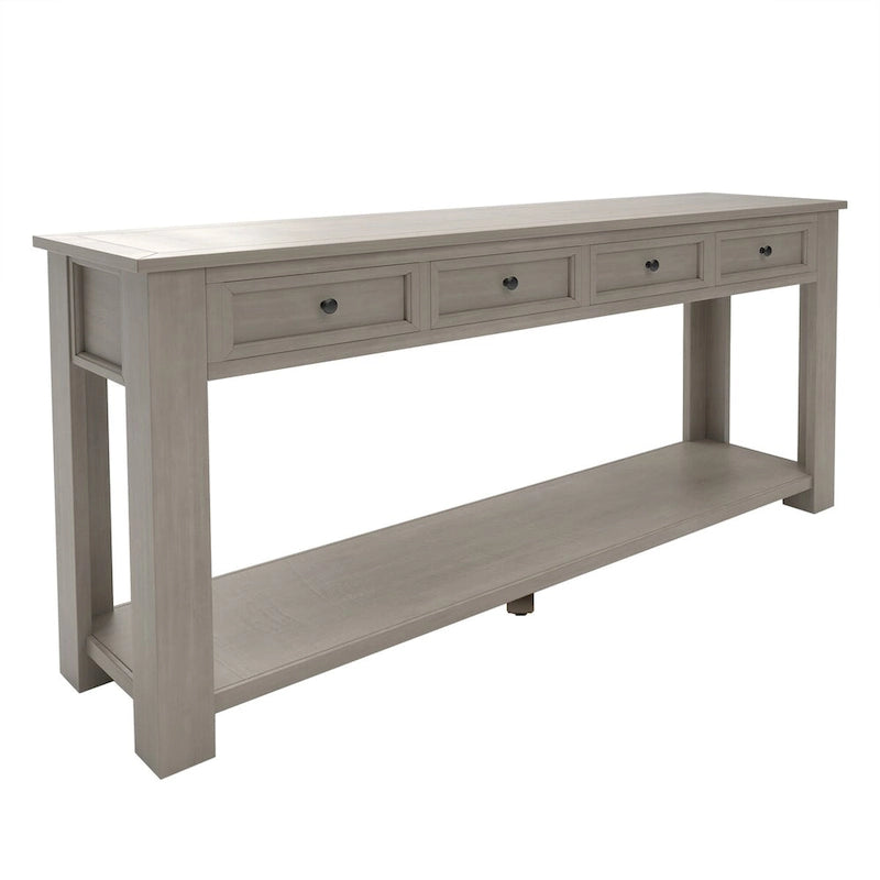Console / Table d'appoint avec tiroirs de rangement et étagère inférieure pour entrée/couloir