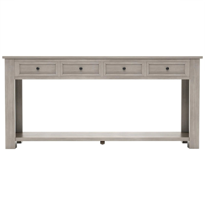 Console / Table d'appoint avec tiroirs de rangement et étagère inférieure pour entrée/couloir