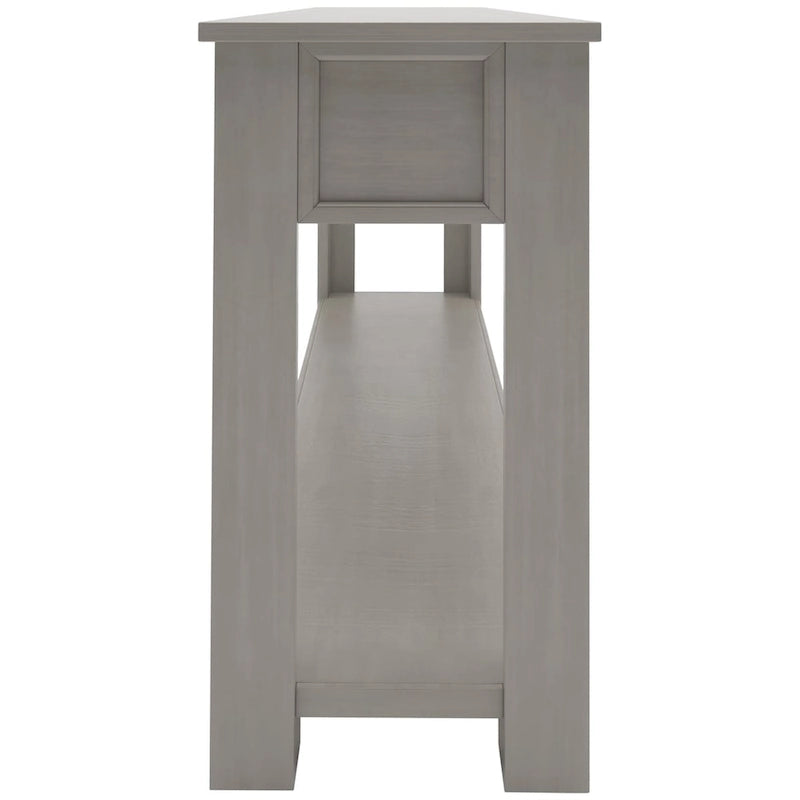 Console / Table d'appoint avec tiroirs de rangement et étagère inférieure pour entrée/couloir
