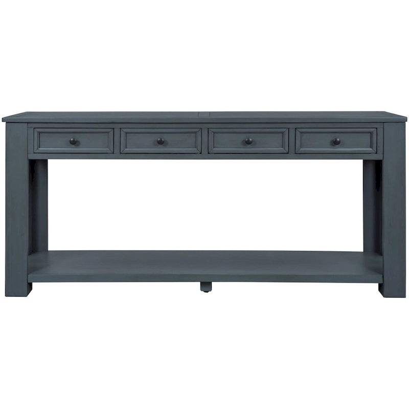 Console / Table d'appoint avec tiroirs de rangement et étagère inférieure pour entrée/couloir
