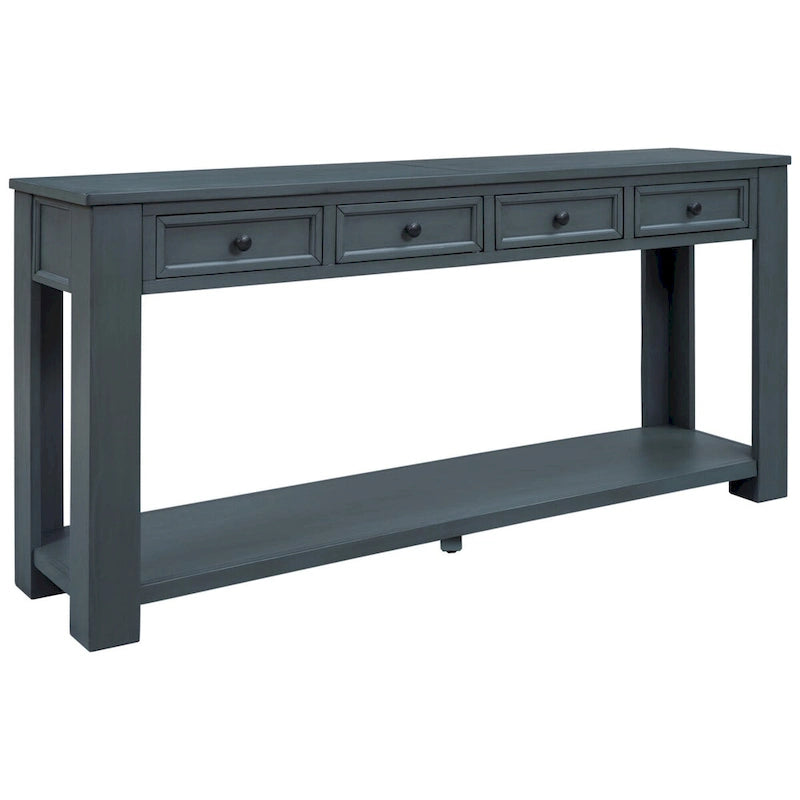 Console / Table d'appoint avec tiroirs de rangement et étagère inférieure pour entrée/couloir