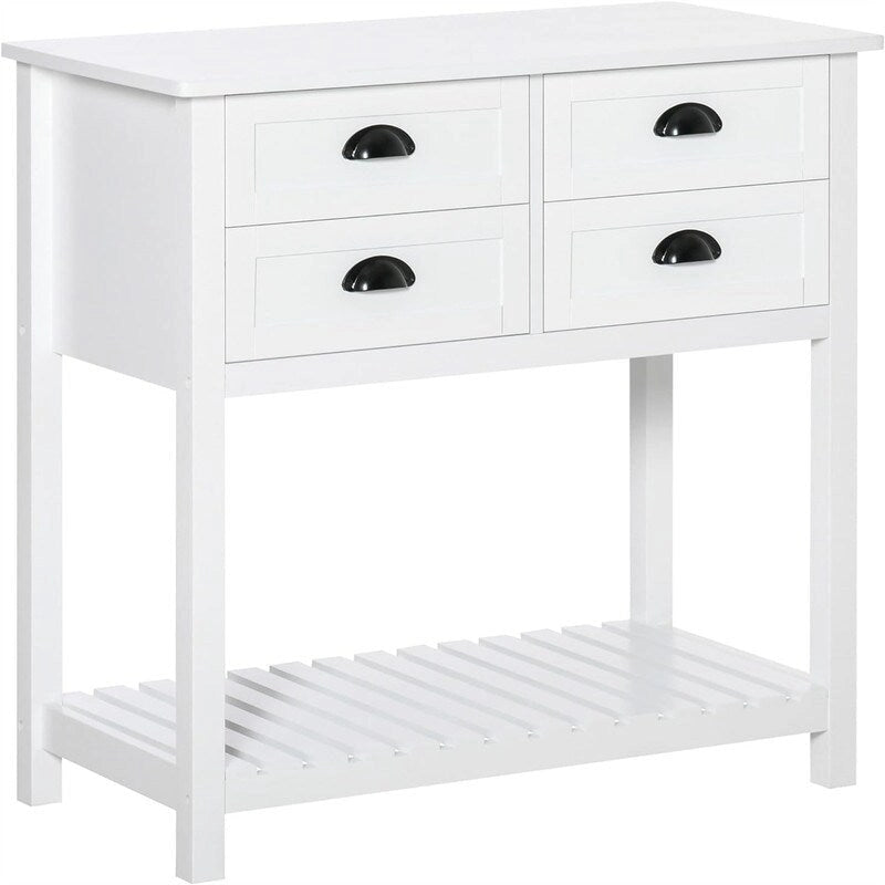 Meuble bar à café avec étagères de rangement – ​​Buffet indépendant pour cuisine, salle à manger et salon