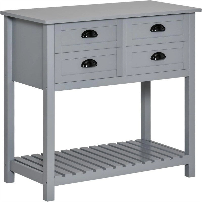 Meuble bar à café avec étagères de rangement – ​​Buffet indépendant pour cuisine, salle à manger et salon
