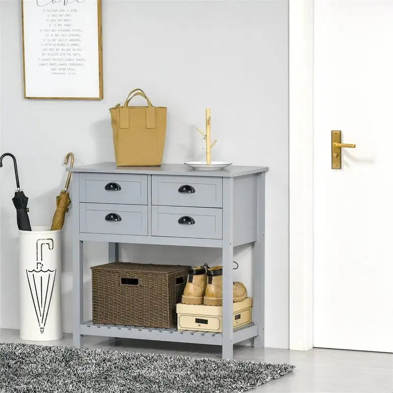 Meuble bar à café avec étagères de rangement – ​​Buffet indépendant pour cuisine, salle à manger et salon