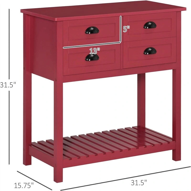 Meuble bar à café avec étagères de rangement – ​​Buffet indépendant pour cuisine, salle à manger et salon