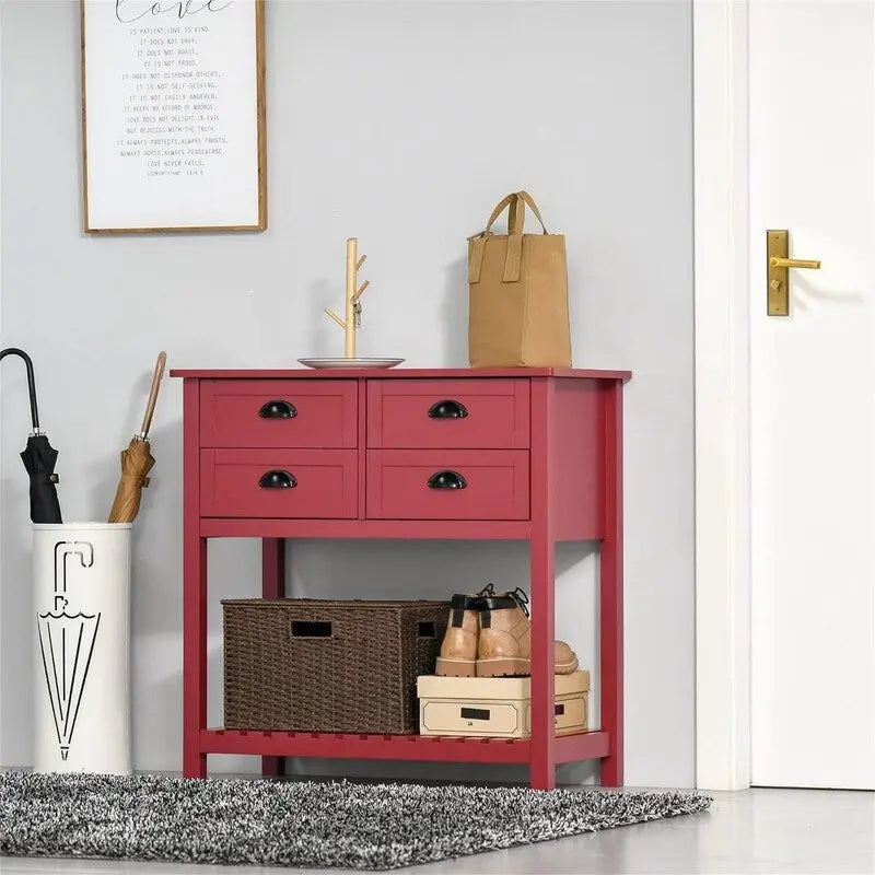 Meuble bar à café avec étagères de rangement – ​​Buffet indépendant pour cuisine, salle à manger et salon