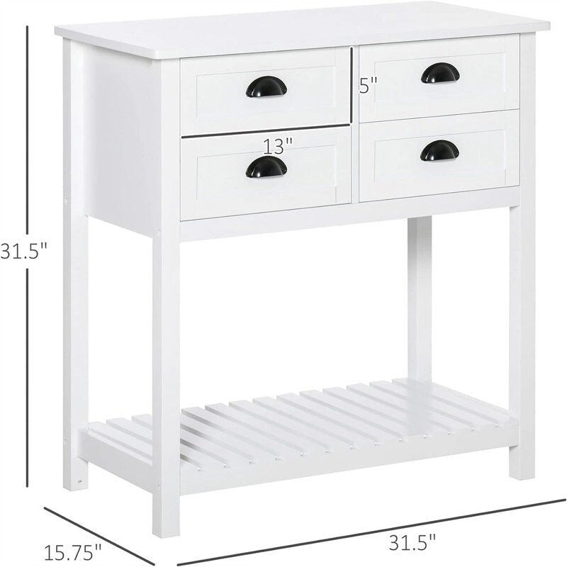 Meuble bar à café avec étagères de rangement – ​​Buffet indépendant pour cuisine, salle à manger et salon