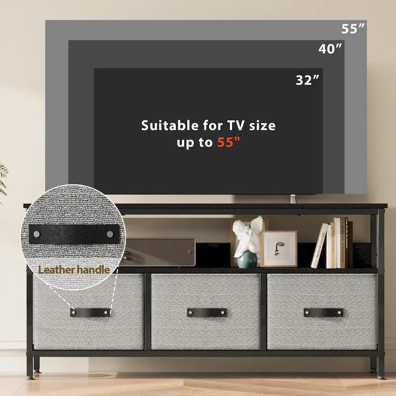 Meuble TV commode de 55 pouces - 55 pouces