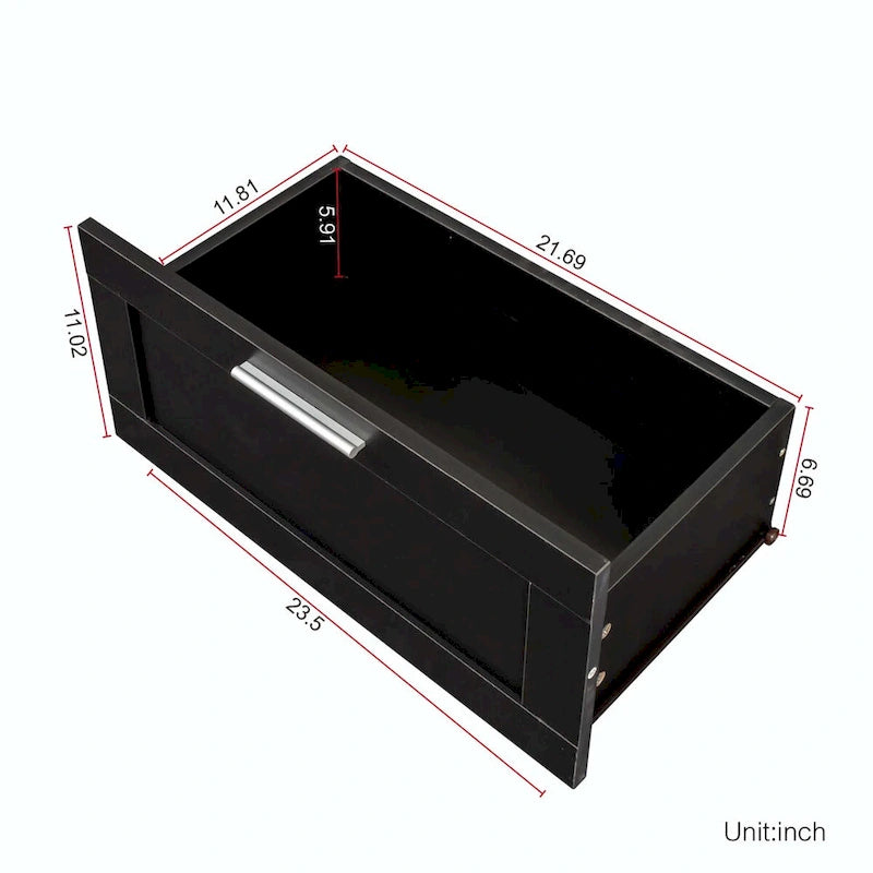 Meuble TV blanc moderne minimaliste de 203 cm