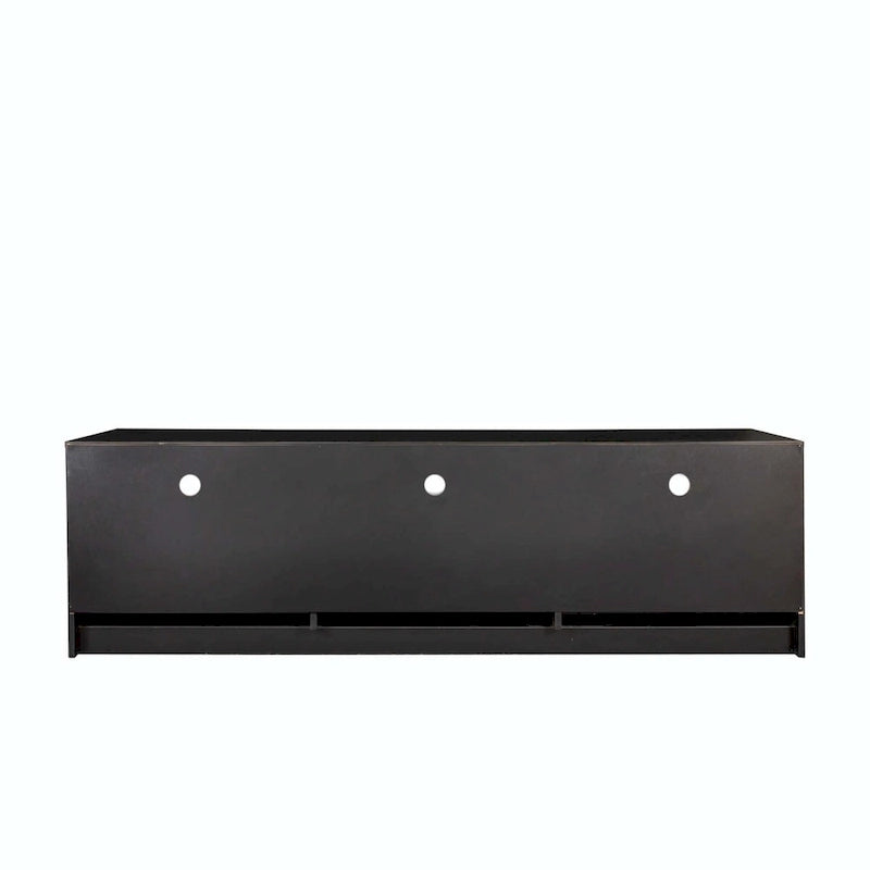 Meuble TV blanc moderne minimaliste de 203 cm