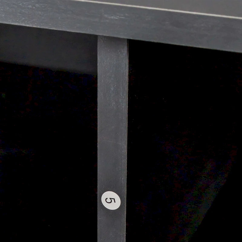 Meuble TV blanc moderne minimaliste de 203 cm