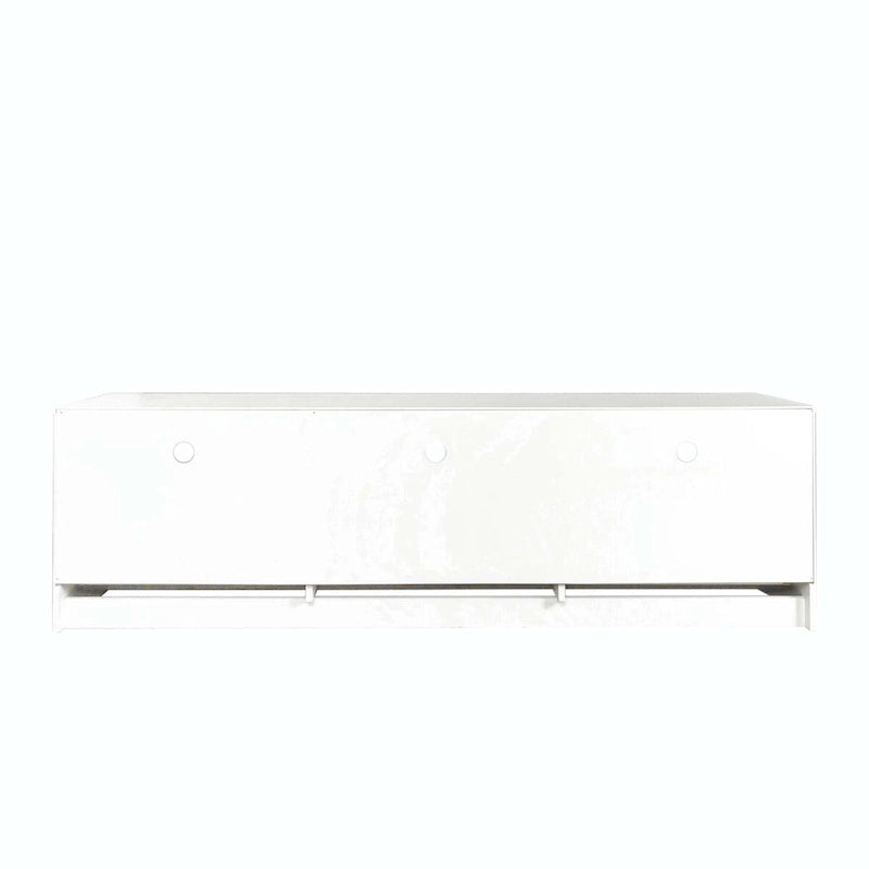 Meuble TV blanc moderne minimaliste de 203 cm