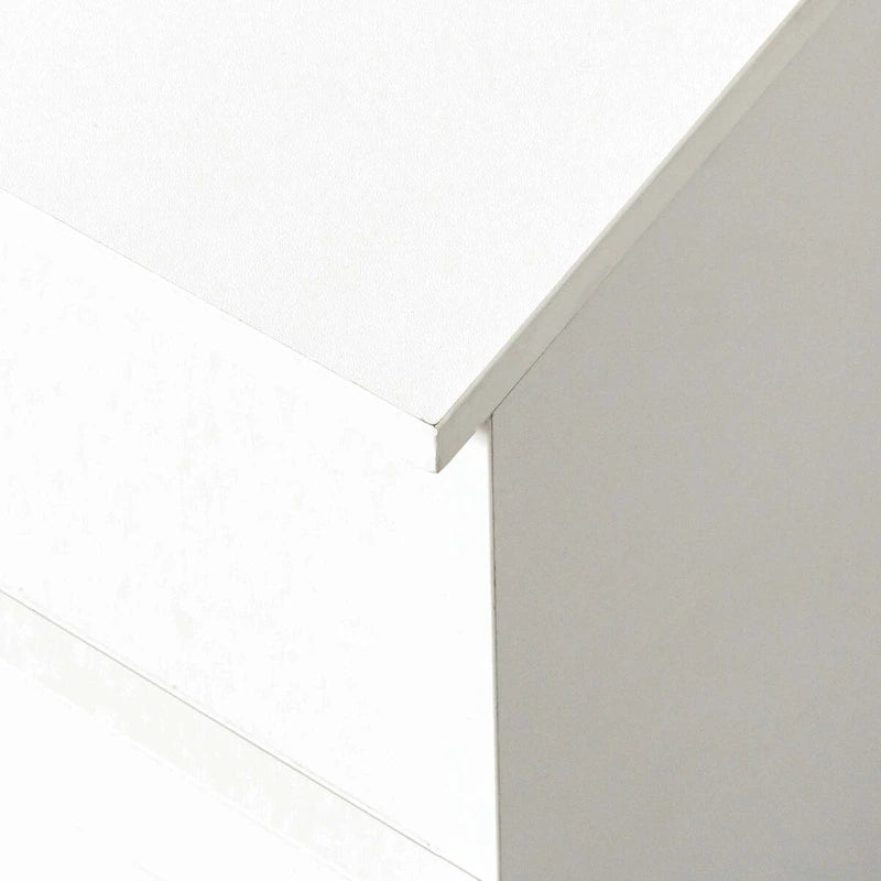 Meuble TV blanc moderne minimaliste de 203 cm