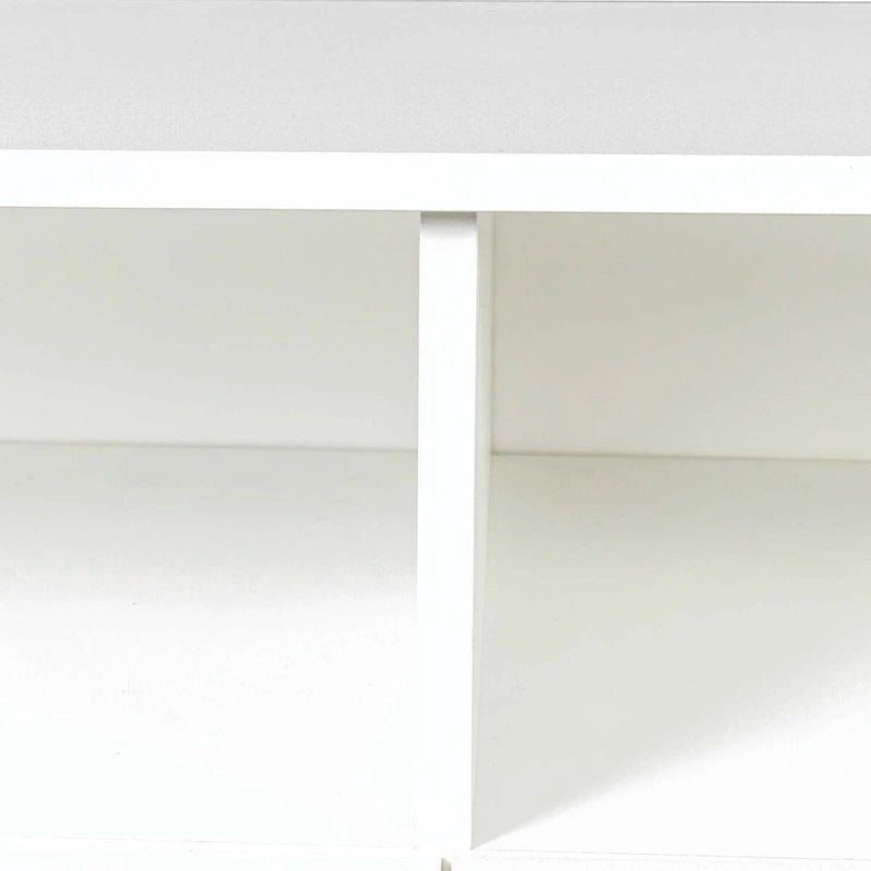 Meuble TV blanc moderne minimaliste de 203 cm