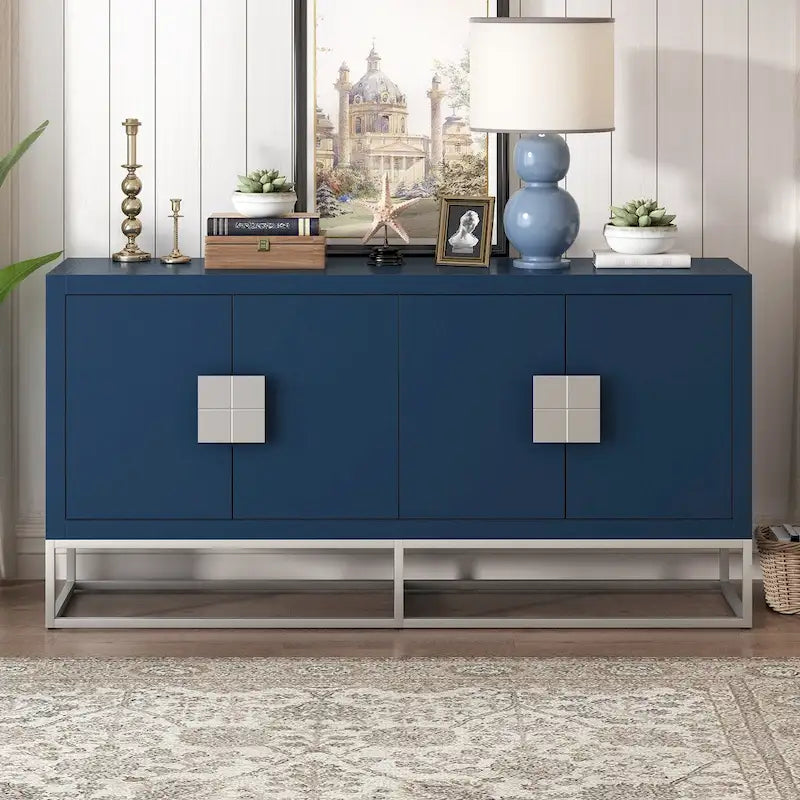 Buffet moderne avec étagères réglables – Rangement polyvalent pour salle à manger, salon et couloir