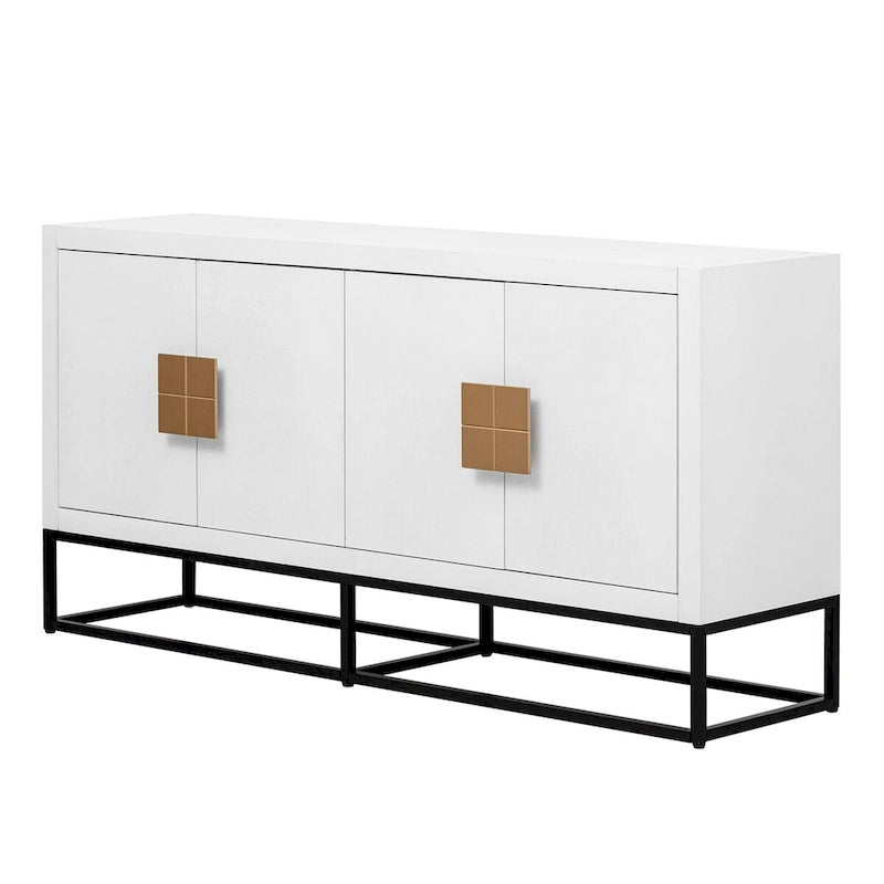 Buffet moderne avec étagères réglables – Rangement polyvalent pour salle à manger, salon et couloir