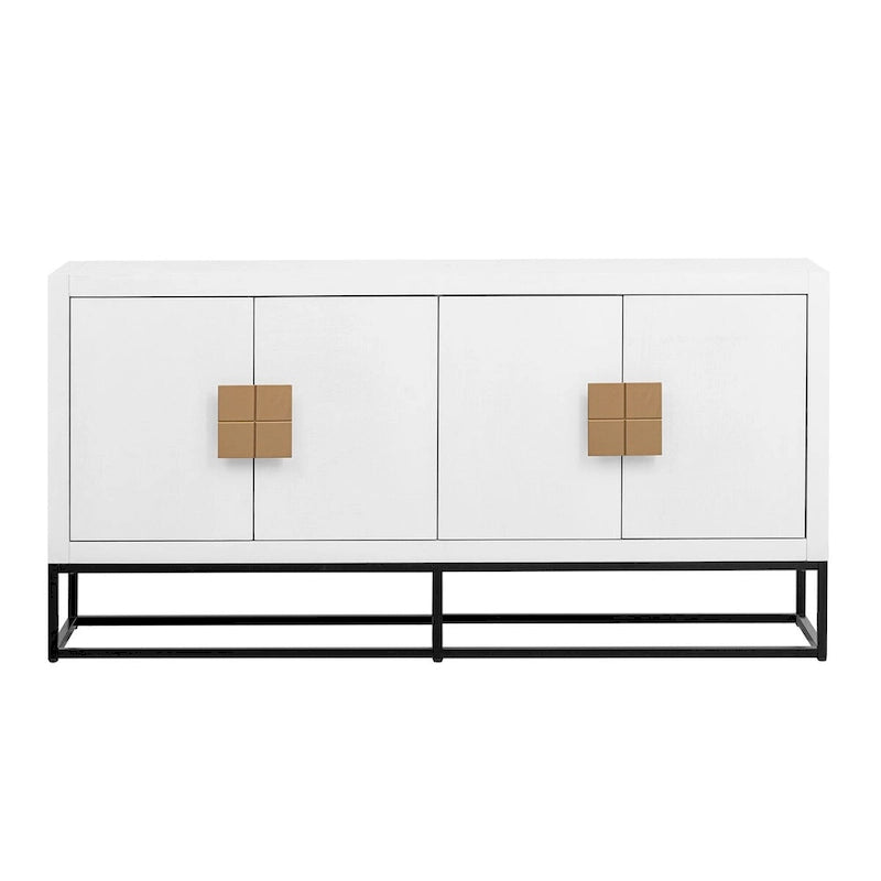 Buffet moderne avec étagères réglables – Rangement polyvalent pour salle à manger, salon et couloir