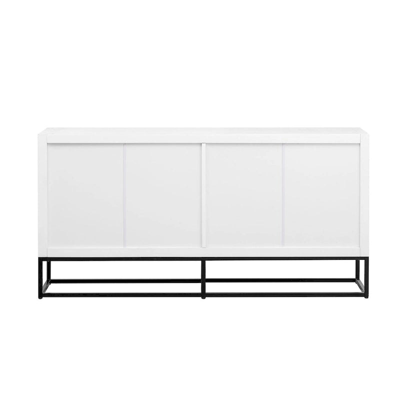 Buffet moderne avec étagères réglables – Rangement polyvalent pour salle à manger, salon et couloir