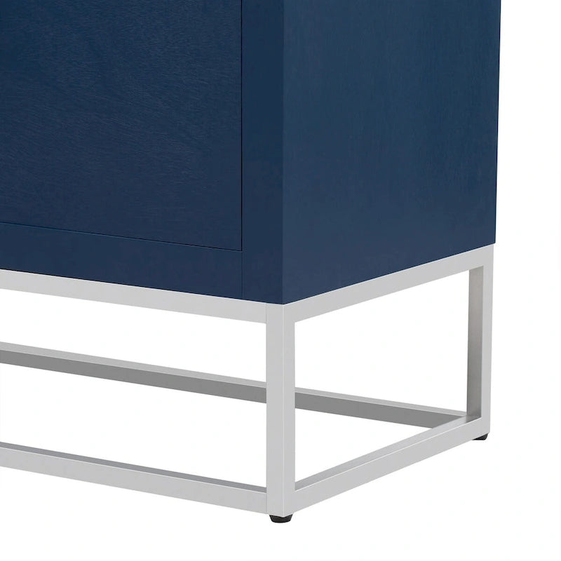 Buffet moderne avec étagères réglables – Rangement polyvalent pour salle à manger, salon et couloir
