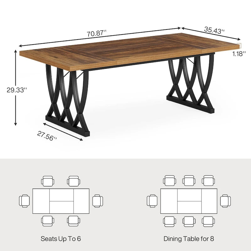 71 Bureau d'ordinateur exécutif à domicile en bois et métal