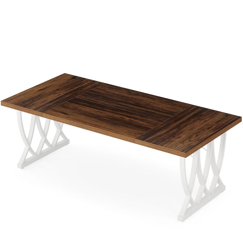 71 Bureau d'ordinateur exécutif à domicile en bois et métal